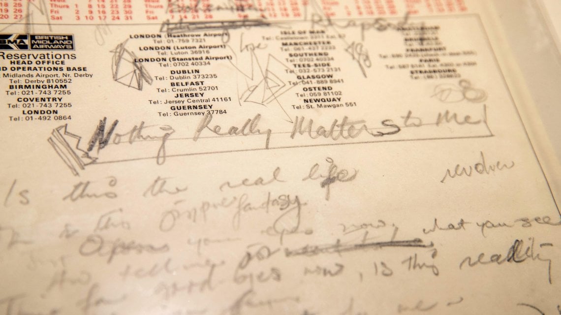 Il manoscritto di 'Bohemian Rhapsody'
