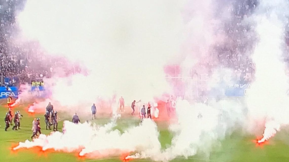 I tifosi in campo
