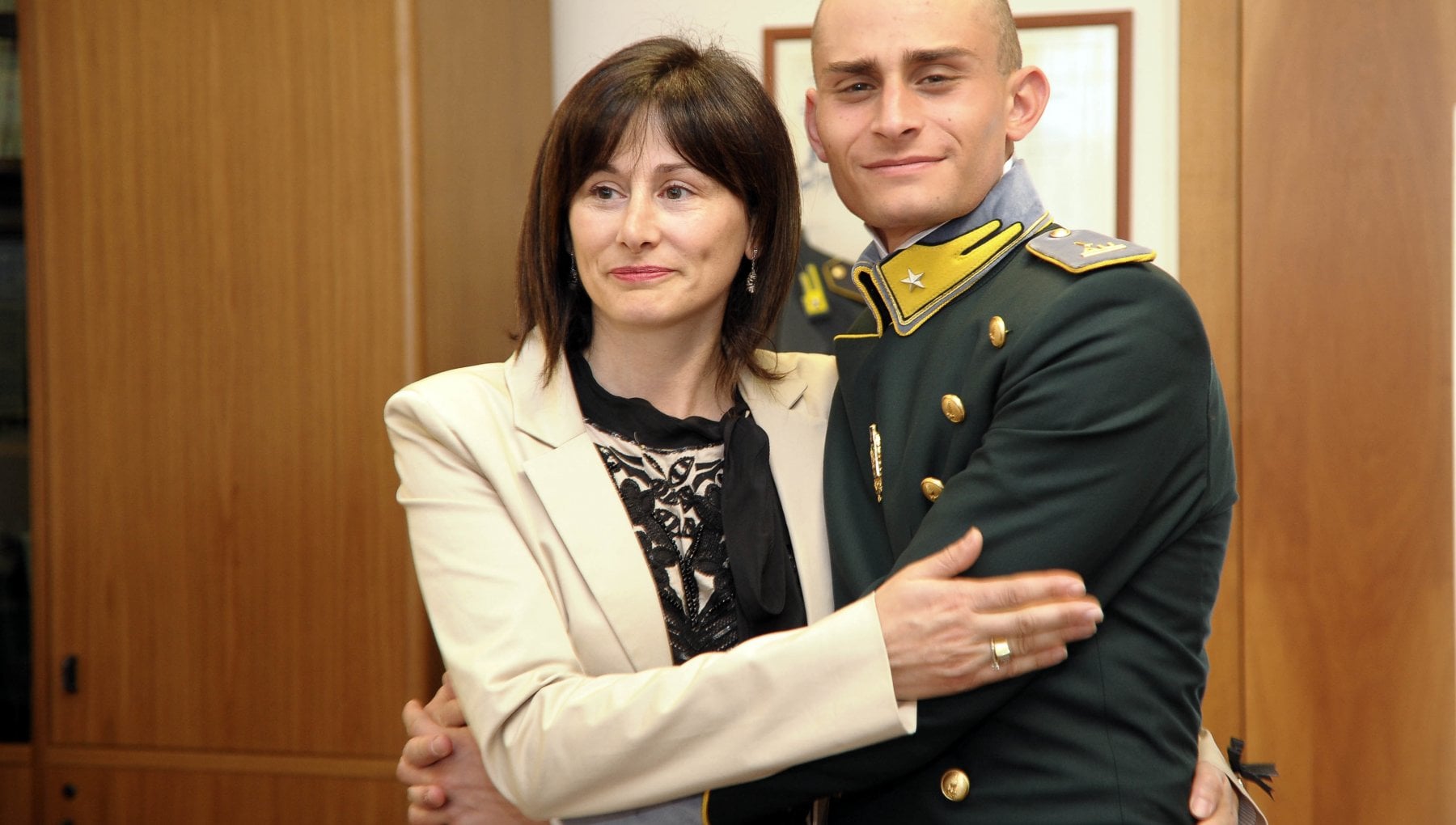 Rosaria Costa con il figlio