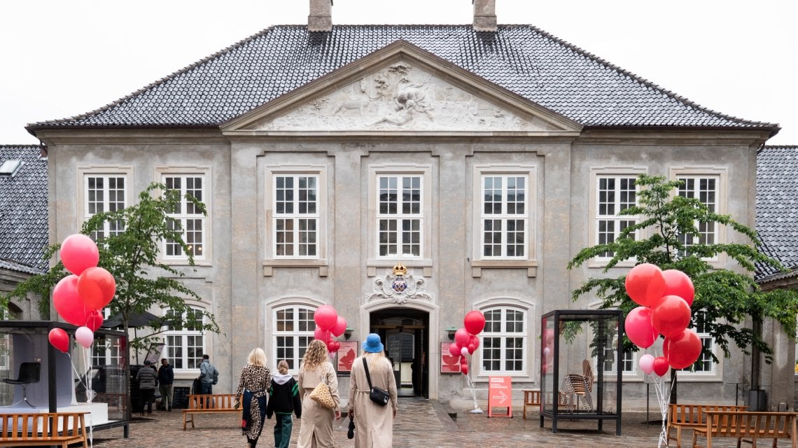 L'ingresso del Museo del Design di Copenaghen, riaperto lo scorso giugno