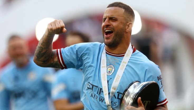 Kyle Walker, 33 anni, difensore del Manchester City