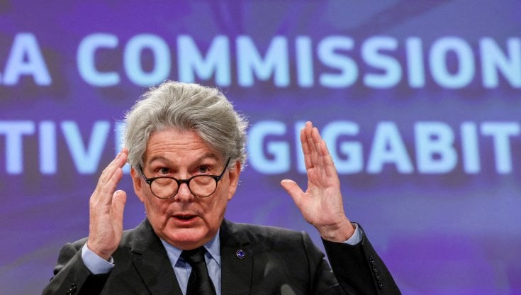 Il commissario Ue al Mercato interno Thierry Breton