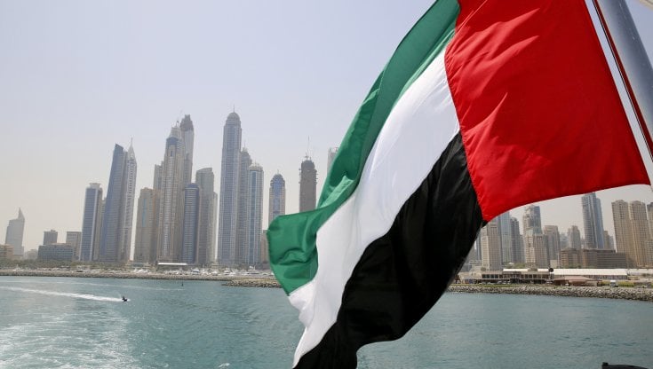 Una veduta di Dubai, negli Emirati Arabi Uniti