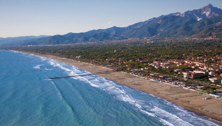 Forte dei Marmi, veduta della spiaggia