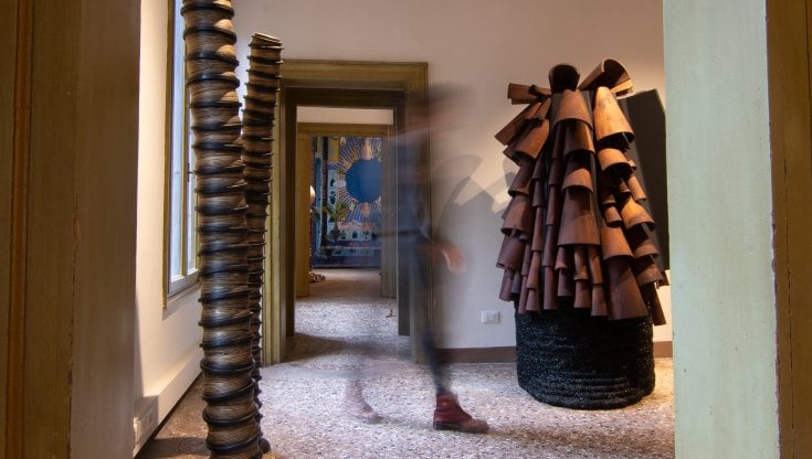 La mostra allo spazio Sparc. Foto di Giacomo Gandola