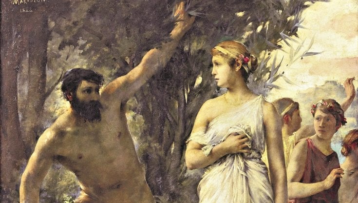 Jean Alfred Marioton, Ulisse e Nausicaa (1888, Museo d'Orsay, Parigi)