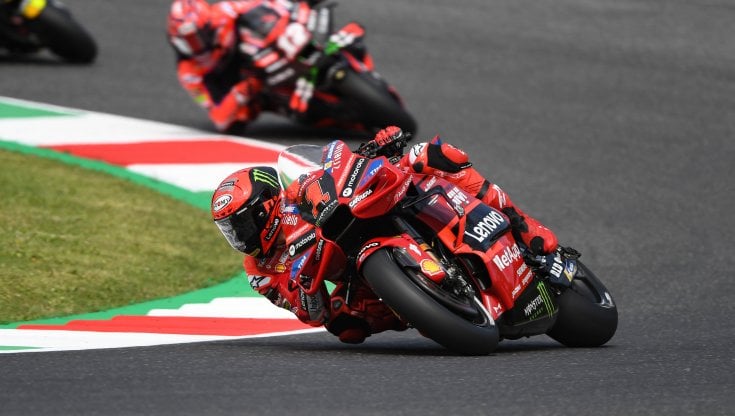 MotoGp, Bagnaia vince la sprint race al Mugello. Secondo Bezzecchi