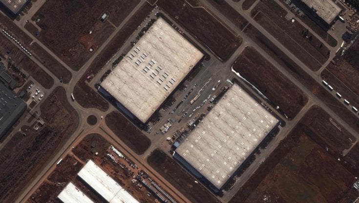 L'immagine satellitare di Maxar che mostra la zona economica di Alabuga in Russia