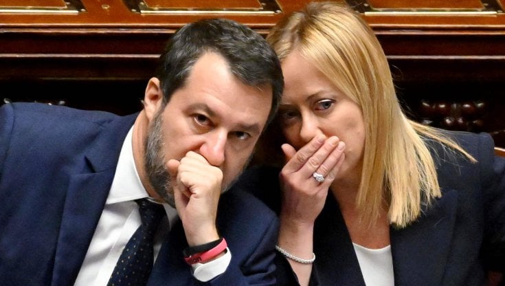 Matteo Salvini e Giorgia Meloni