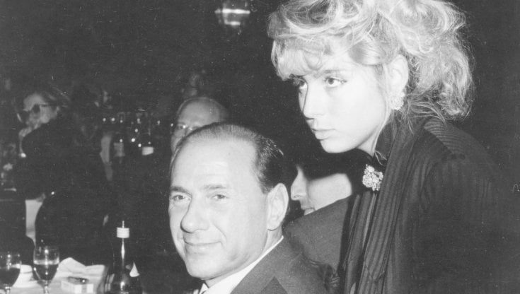 Silvio Berlusconi con la figlia Marina