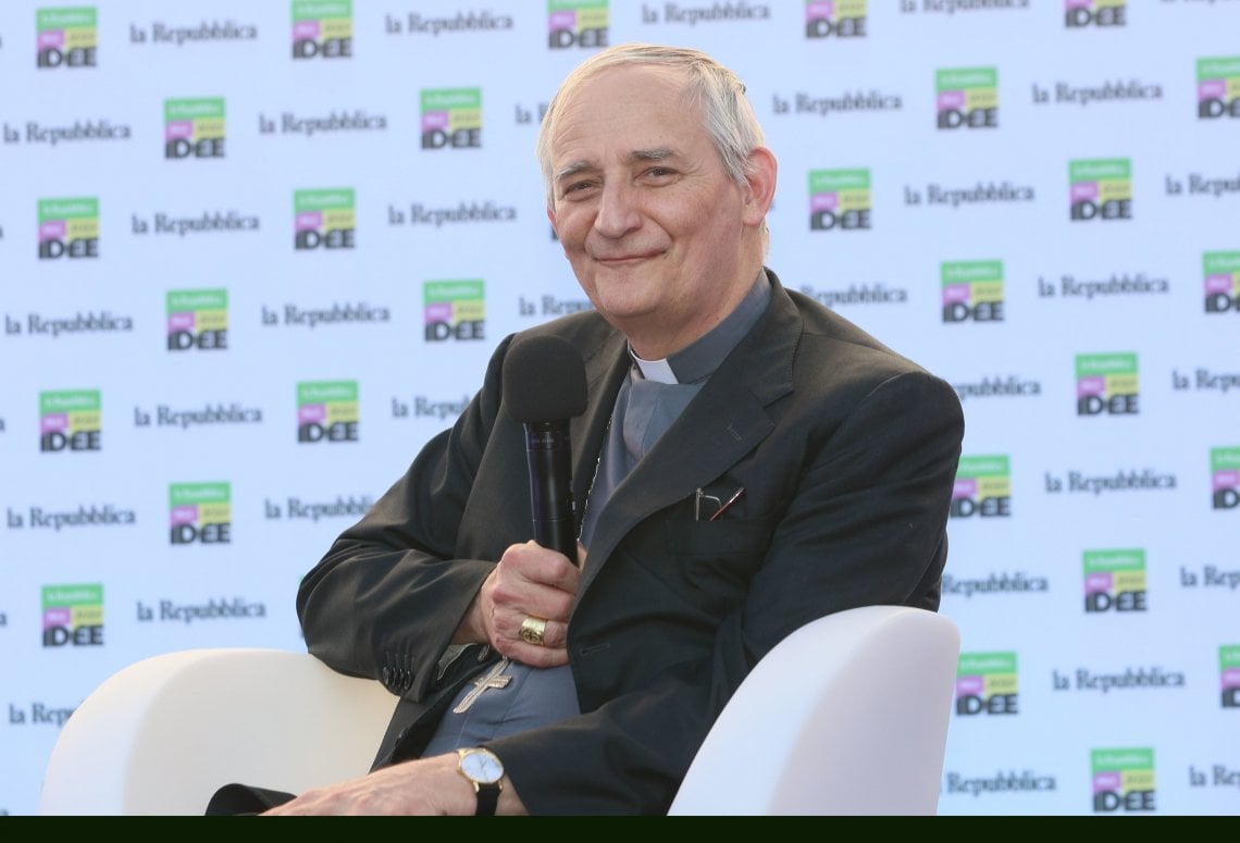Il cardinale Matteo Maria Zuppi a Repubblica delle Idee a Bologna