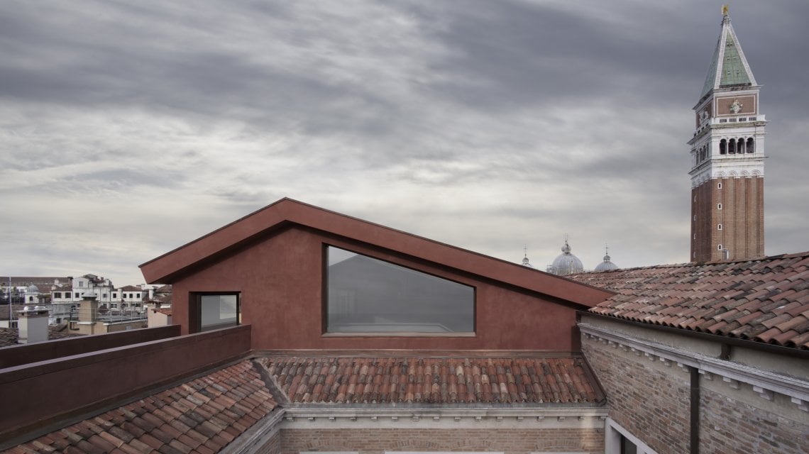La vista che si gode dalle terrazze all'ultimo piano delle Procuratie Nuove. 
