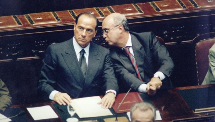 Silvio Berlusconi e Giuliano Urbani
