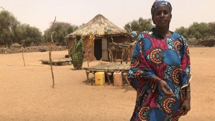 Una donna del villaggio di Mafoundou in Mauritania