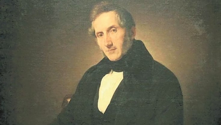 Lo scrittore Alessandro Manzoni nel ritratto di Francesco Hayez (1874)