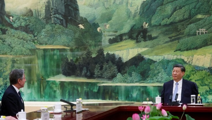 L'incontro tra Antony Blinken e Xi Jinping