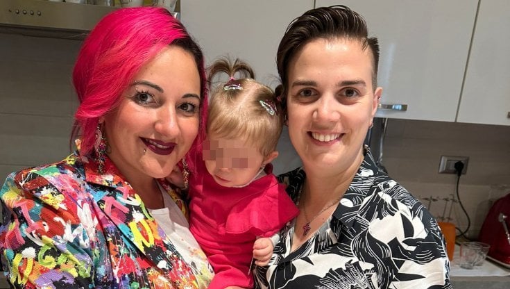 Vanessa Finesso e Cristina Zambon con la figlia Vittoria