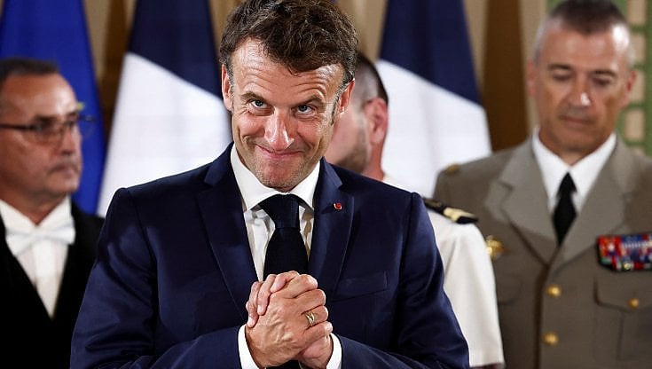 Il presidente francese Emmanuel Macron