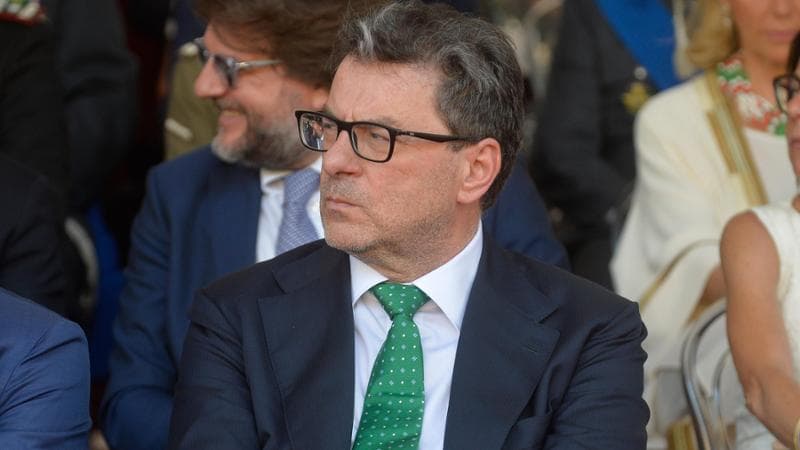 Il ministro dell'Economia,&nbsp;Giancarlo Giorgetti
