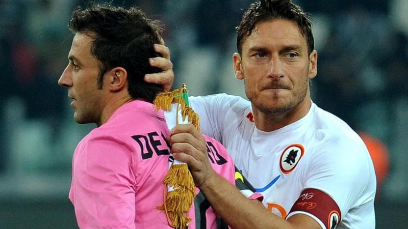 Alessandro Del Piero e Francesco Totti
