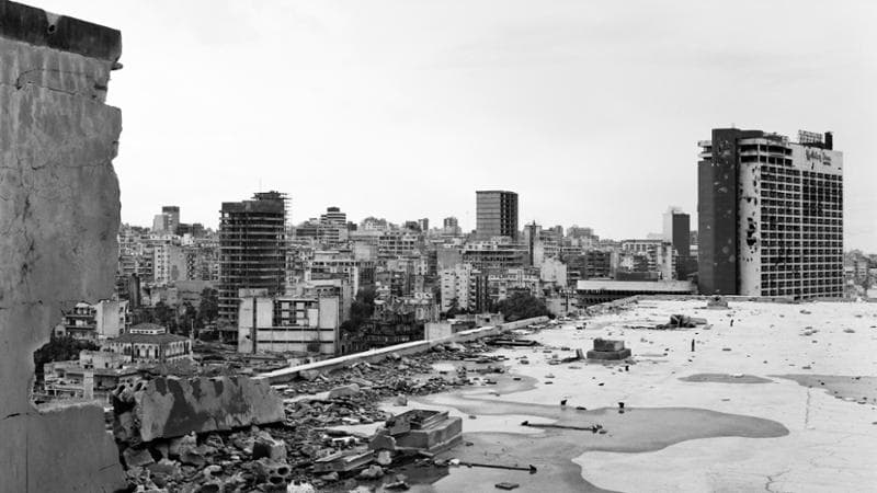 &copy; Gabriele Basilico, Beirut 1991

