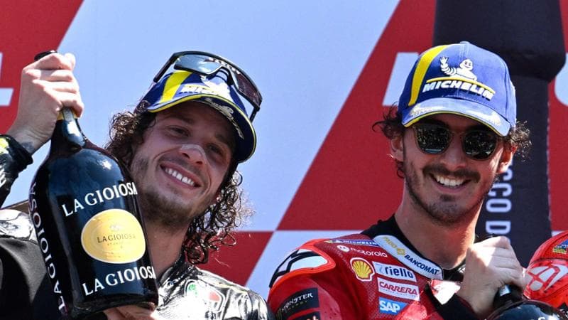 Bezzecchi e Bagnaia
