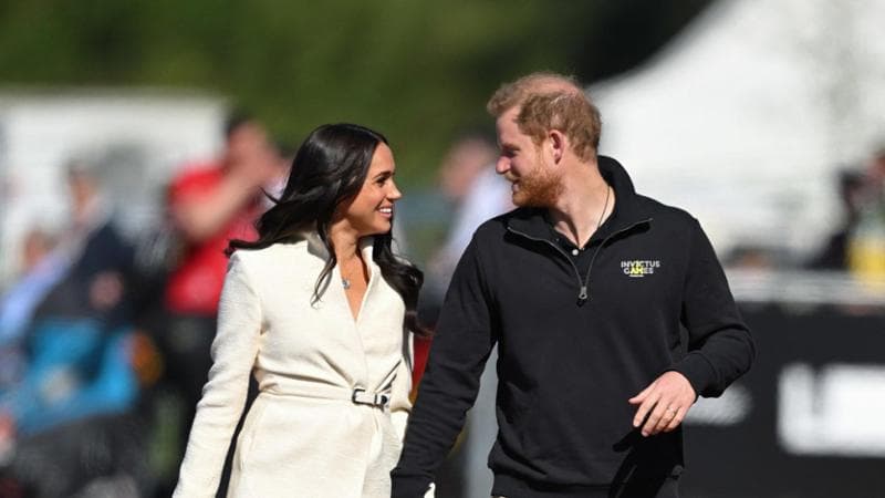 Meghan e Harry in una foto di archivio
