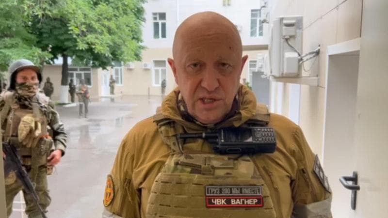 Il capo del gruppo mercenario russo Wagner, Yevgeny Prigozhin
