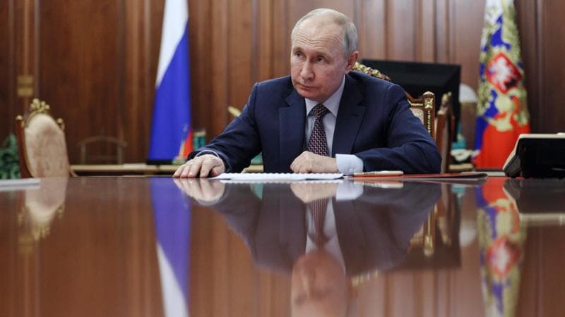 Il presidente russo Vladimir Putin
