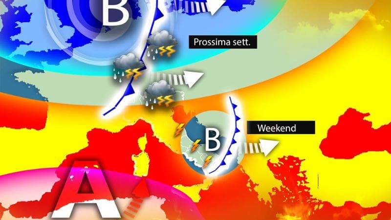 Previsioni meteo, weekend instabile, piogge ancora per qualche giorno, poi torna il caldo