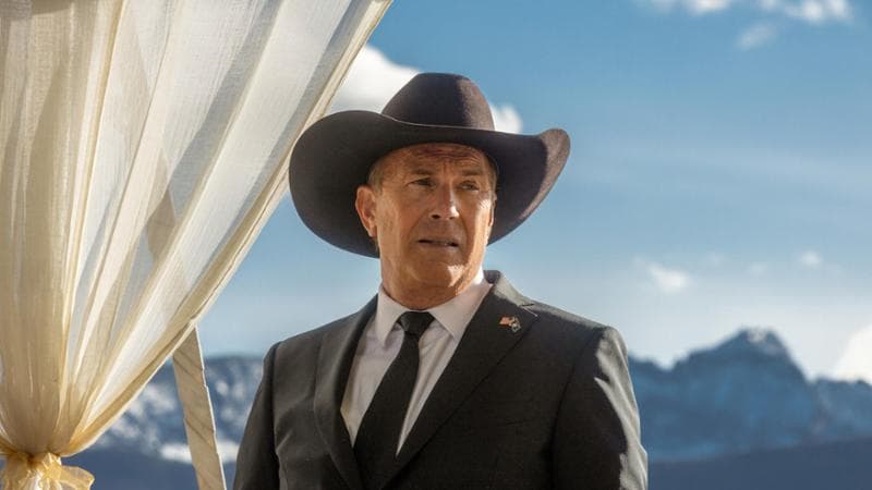 Kevin Costner nella serie 'Yellowstone'
