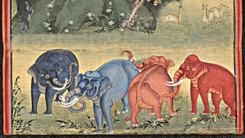 Illustrazione ottocentesca custodita alla British Library &copy; British Library Board. All Rights Reserved / Bridgeman Images
