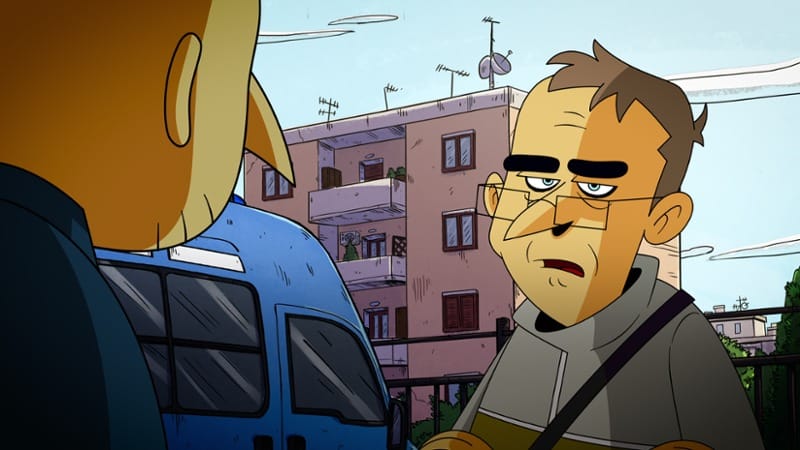 Il personaggio doppiato da Silvio Orlando nella serie Questo mondo non mi render&agrave; cattivo
