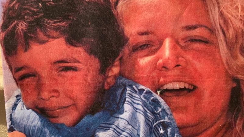 Antonella Penati con suo figlio Federico Barakat ucciso dal padre nel 2009
