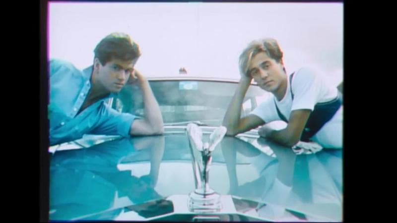 Wham! George Michael and Andrew Ridgeley in Wham! Cr. Courtesy of Netflix © 2023