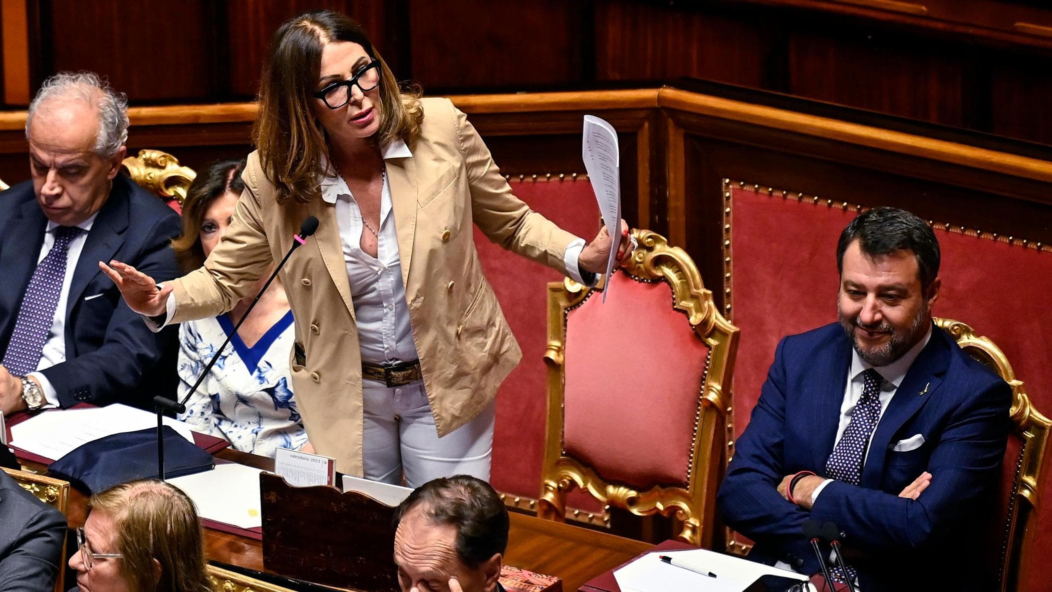 Daniela Santanchè in Senato sul caso Visibilia - la Repubblica