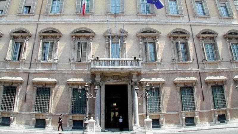 L'ingresso di Palazzo Madama
