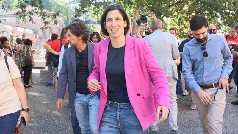 La segretaria del pd, Elly Schlein
