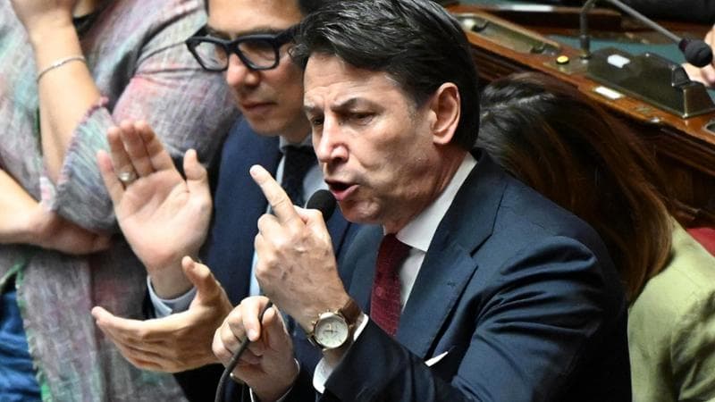 Il leader del M5S, Giuseppe Conte
