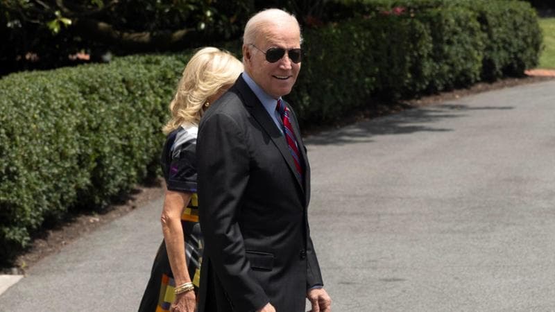 Il presidente Biden con la first lady Jill
