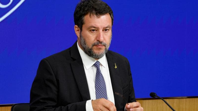 Il ministro delle Infrastrutture e dei Trasporti, Matteo Salvini
