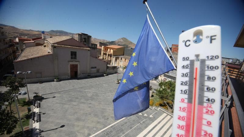 Catenanuova, il comune pi&ugrave; caldo d'Europa. Foto Igor Petyx
