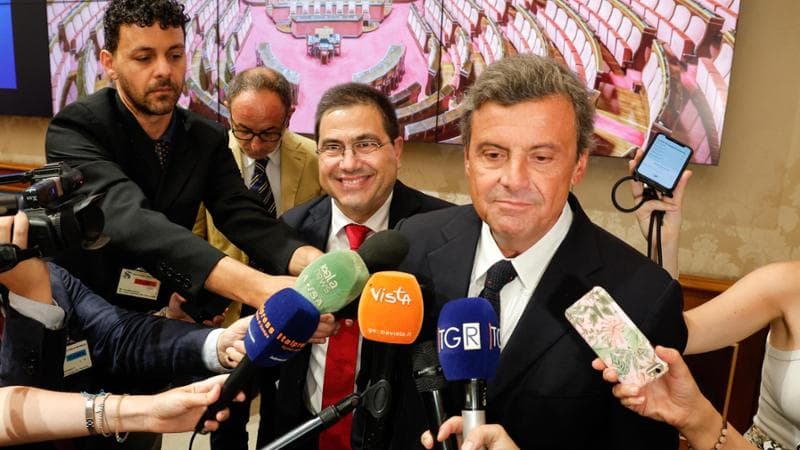 Carlo Calenda e&nbsp;Alessio D'Amato
