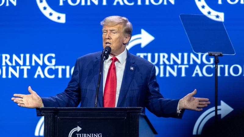 Trump a West Palm Beach lo scorso finesettimana
