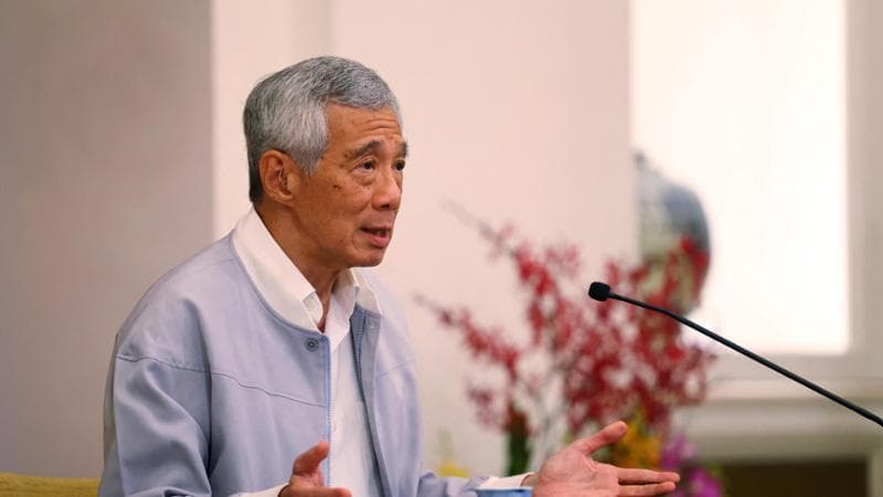 Il primo ministro di Singapore Lee Hsien Loong

