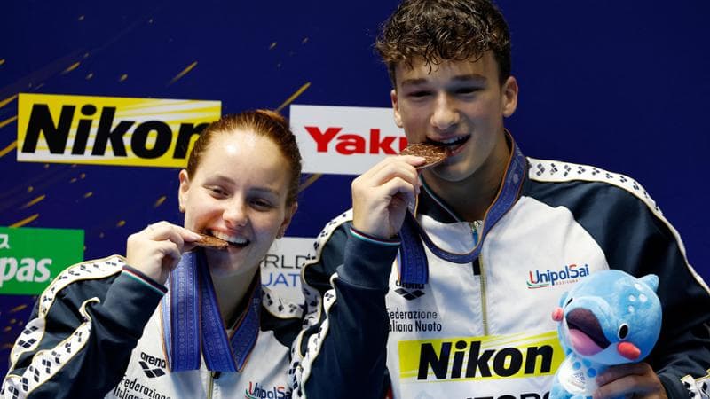 Mondiali di nuoto, l’Italia chiude in bellezza nei tuffi: Pellacani e Santoro bronzo nel sincro dai 3 mt
