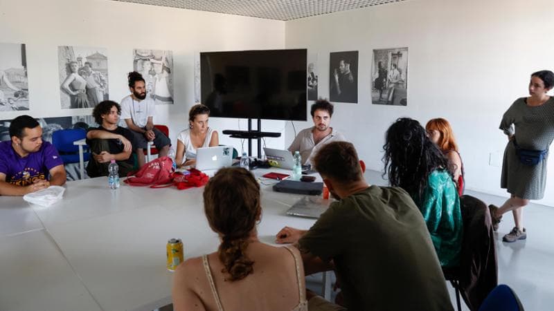 Roma, la protesta degli studenti del Centro sperimentale di cinematografia
