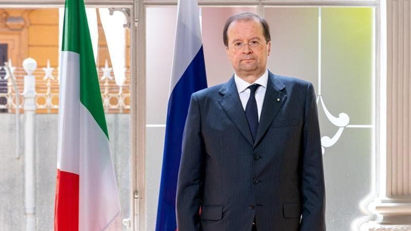 L'ambasciatore russo in Italia&nbsp;Alexei Vladimirovich Paramonov
