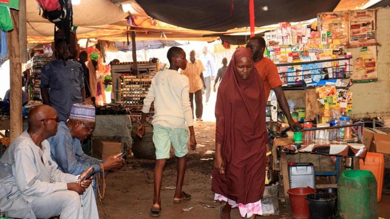 Un mercato a Niamey, Niger
