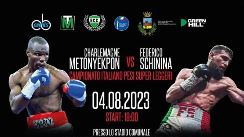 Boxe: Charly Metonyekpon, dal Benin al tricolore. Stasera live streaming su Repubblica il titolo italiano dei superleggeri